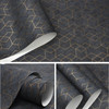 Luxury Black Gray Wallpaper Geometric Metallic Shapes Deluxe Solid Color Wall Paper For Living Room Bedroom Home Office Decor