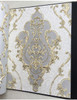 Luxury Golden White Grey Damask Wallpaper For Living Room Bedroom Walls Vinyl Vintage European Floral Wall Paper (10mtr Rolls) Luxury Golden White Grey Damask Wallpaper For Living Room Bedroom Walls Vinyl Vintage European Floral Wall Paper (10mtr Rolls)
