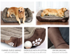 Dog Bed Soft  / Small  to Extra Large