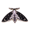 No Face Moth Enamel Pin