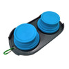 Pet Food and Water Feeding Portable Bowl for Outdoor Travel