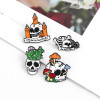 Dead Lonely Skeleton Enamel Pins