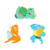 Buff Pokemon Enamel Pins