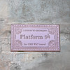 London To Hogwarts Ticket Enamel Pin