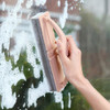 Folding Brush with Handle Household Strong Decontamination Tile Glass Cleaning Brush Sponge