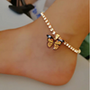 Butterfly Rhinestone Anklet