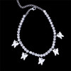 Butterfly Rhinestone Anklet
