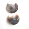 Agate Crescent Moon Stone