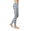 Womens Geometric Blue Tile Leggings
