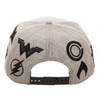 Justice League Embroidered Acrylic Wool Snapback