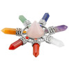 7 Chakra Hexagonal Prism Points