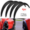 4Pcs 2inch Universal Flexible Car Mudguards Mud Splash Guards Mud Flaps Fender Flares Extra Wide Body Wheel Arches