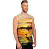 Heron Sunset by Tocher - Unisex Tank Top Heron Sunset by Tocher - Unisex Tank Top