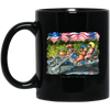 Easy Otter by Tocher - Black Mugs