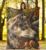 Wolf by Tocher - Premium Blankets