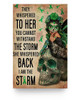 Molomon Customized Grandpa Poster Mental Health I Am The Storm from Grandson, Gift for Man, Print Poster Kitchen Wall Art Home, Man's Bedroom Decor 11x 17Poster Molomon Customized Grandpa Poster Mental Health I Am The Storm from Grandson, Gift for Man, Print Poster Kitchen Wall Art Home, Man's Bedroom Decor 11x 17Poster