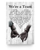 RosyyShop We're A Team Whatever You Lack I Got You We Will Balance Each Other Out Portrait Poster No Frame 4 Sizes