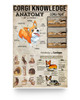 Poster Corgi Knowledge - Wall Art Home Decor Gifts to my Mom-Dad