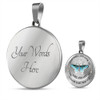 DesDirect Store Butterfly Necklace - Sometimes I Just Look Up Smile and Say I Know That was You Necklace Circle - Perfect Happy Gift