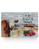to My Daughter Poster If at The End of Day You Smell Like Cows It’s Been A Good Day Merry Christmas Unframed Poster Prints Wall Art, Woman Bedroom, Kitchen and Living Room Decor, Gifts for Her 36x24 Poster