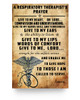 Molomon Gifts Poster A Respiratory Therapist’s Prayer Give to My Heart Art Print Family Friend Gift Unisex, Wedding, Anniversary, Awesome Birthday Perfect Happy Birthday Decor Bedroom 16x24 Poster