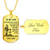 Father and Son Necklace Jewelry From Dad Birthday Gifts, Christmas Gifts  Luxury