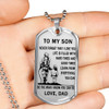 Father and Son Necklace Jewelry From Dad Birthday Gifts, Christmas Gifts  Luxury