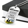 To My Boyfriend Dog Tag Military Ball Chain From Girlfriend - I Love You Quotes
