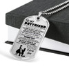 Boyfriend Dog Tag Military Ball Chain - To My Boyfriend Quotes Pendant Necklace