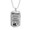Boyfriend Dog Tag Military Ball Chain - To My Boyfriend Quotes Pendant Necklace