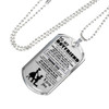 Boyfriend Dog Tag Military Ball Chain - To My Boyfriend Quotes Pendant Necklace