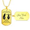 Brother Dog Tag Military Ball Chain - Biker Pendant Necklace Gifts For Men Luxur