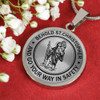SAINT CHRISTOPHER Necklace, Bangle -Behold St. Christopher and Go your Way