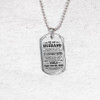 Love Quotes for Boyfriend Dog Tag Necklace - Personalized To My Boyfriend Gifts