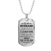 Love Quotes for Boyfriend Dog Tag Necklace - Personalized To My Boyfriend Gifts