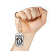 To My Brother Luxury Dog tag Military Ball Chain, Dragon Ball Necklace pendants