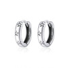 bamoer Silver 925 Jewelry Spraking Star Minimalist Ear Hoops Earrings for Women Sterling Silver Fine Jewelry Pendientes SCE873 bamoer Silver 925 Jewelry Spraking Star Minimalist Ear Hoops Earrings for Women Sterling Silver Fine Jewelry Pendientes SCE873