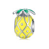 bamoer 925 Sterling Silver Jewelry Green Enamel Avocado Fruit Charm for Original Silver Bracelet 3mm Women Jewelry Making BSC129