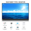 Portable Monitor 15.6 Inch IPS HDR 1920X1080| Easy Laptop second screen