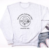 'Save The Bees, Plant More Trees, Clean The Seas' Women's Sweatshirt