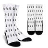 Paw prints socks