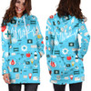 Nurse Heartbeat Hoodie Dress