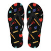 Teacher Appreciation Women's Flip Flops (Black)