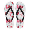 A GLASS OF WINE WOMEN'S FLIP FLOPS