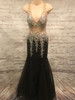 BLACK MERMAID GOWN