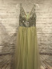 LIME GREEN PRINCESS GOWN