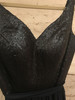 NAVY SPARKLY LONG EVENING GOWN