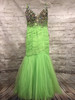NEW - LIME GREEN MERMAID GOWN