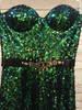 GREEN/BLACK MERMAID GOWN