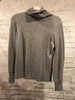 GRAY 100% CASHMERE TURTLENECK